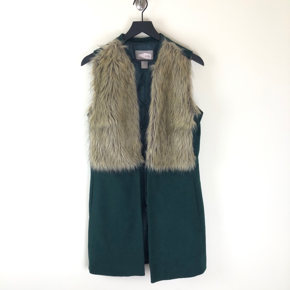 Love 21 | Long Fur Trim Vest